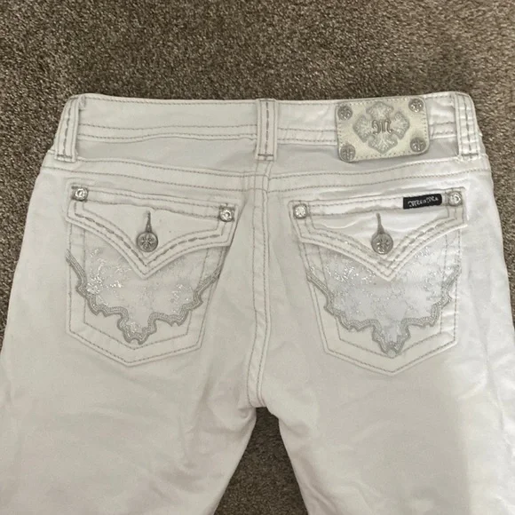 Miss Me | Jeans | White Y2k Flare Miss Me Jeans With Butterfly Miss Me | Jeans | White Y2k Flare Miss Me Jeans With Butterfly